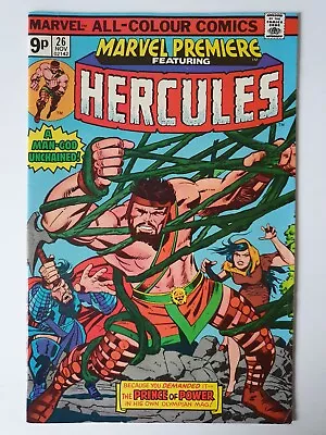 Buy Marvel Premiere #26 - Jack Kirby Cover Art/Featuring Hercules! 1975 • 6£