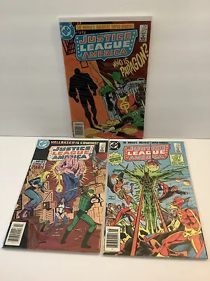 Buy Justice League Of America #224-226 Comic Book Lot (1984 DC) Paragon, Hellrazer • 7.10£