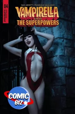 Buy Vampirella Vs Superpowers #4 (2023) 1st Printing Cosplay Variant Cover F • 4.10£