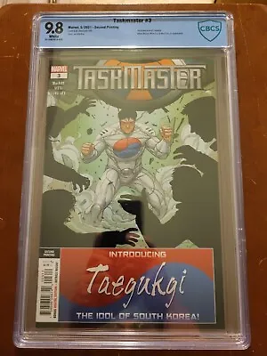 Buy Taskmaster 3 2nd Print CBCS 9.8 Marvel Comics 2021, 1st Taegukgi Not Cgc • 35.56£