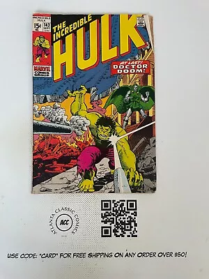 Buy Incredible Hulk # 143 VG Marvel Comic Book Iron Man X-Men Avengers 1 J225 • 47.96£