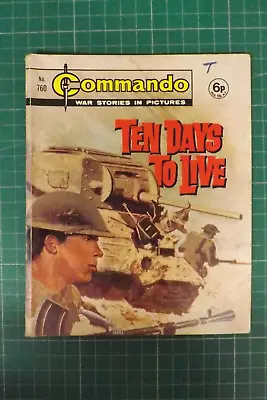 Buy COMMANDO COMIC WAR STORIES IN PICTURES No.760 TEN DAYS TO LIVE GN1512 • 9.99£