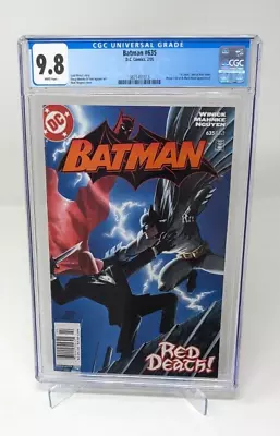 Buy NEWSSTAND Batman #635 CGC 9.8 1st Appearance Jason Todd As Red Hood DC Comics • 1,206.42£