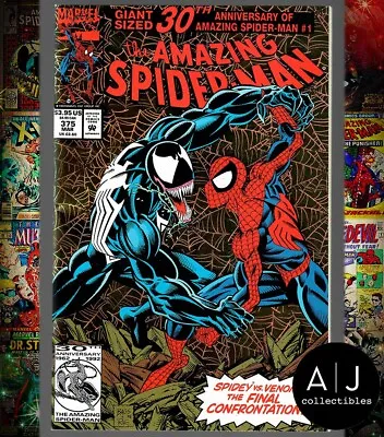 Buy Amazing Spider-Man Vol. 1 #375 (Mar 93’ Marvel MCU) Venom/Spidey Cover NM- 9.2 • 11.81£