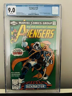 Buy Avengers #196 CGC 9.0 White Pages Marvel 1st Appearance Of Task Master • 175£