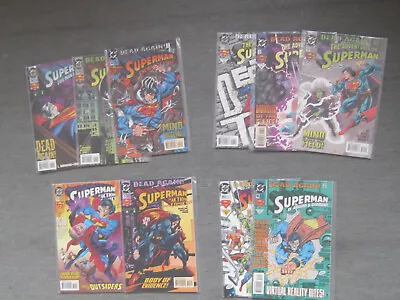 Buy Job Lot 11x Superman/Action Comics -complete Dead Again Storyline  DC 1994/95 • 8£