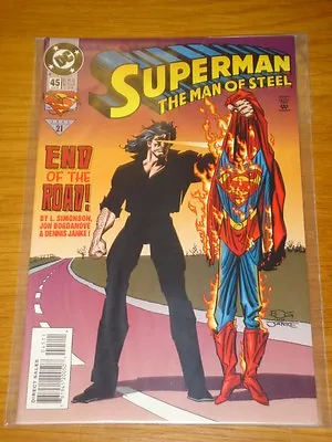 Buy Superman Man Of Steel #45 Dc Comic Near Mint Condition June 1995 • 2.99£