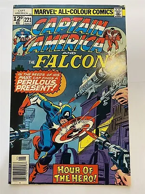 Buy CAPTAIN AMERICA #221 Marvel Comics 1978 UK Price VF • 4.49£