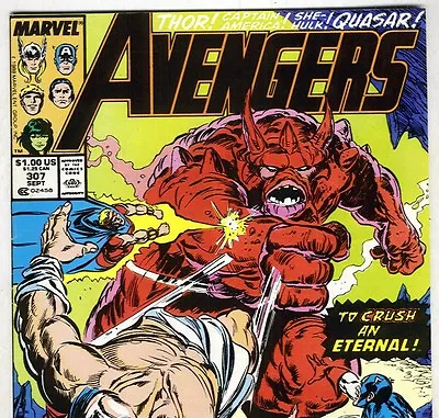 Buy The AVENGERS #307 With Captain America & Thor From Sept 1989 In VF- Con. NS • 6.48£