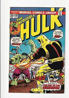 Buy Incredible Hulk #186 Marvel Comics 1975 1st Print VF+ GLOSSY • 7.91£