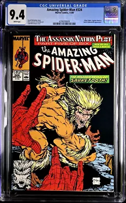 Buy Amazing Spider-Man 324   CGC 9.4 NM  White Pages • 39.71£