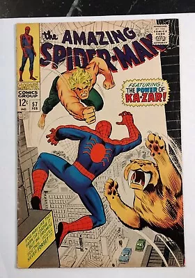 Buy AMAZING SPIDER-MAN #57  VF-7.5 GORGEOUS AWESOME COVER By JOHNNY ROMITA! HOT🔥KEY • 72.05£