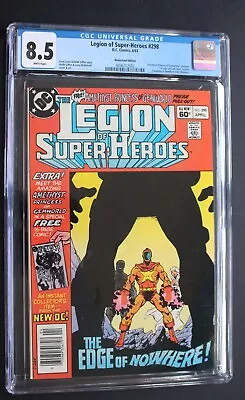 Buy LEGION OF SUPER-HEROES #298 JLD 1st AMETHYST & DARK OPAL 1983 Newsstand CGC 8.5 • 39.41£