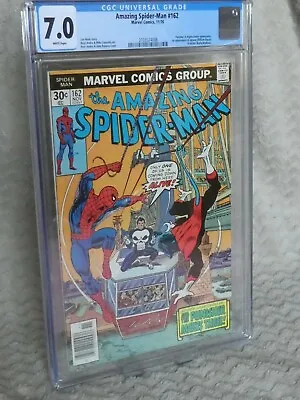 Buy Amazing Spider-Man #162 1976 CGC 7.0 1st App Jigsaw - Punisher & X-Men Crossover • 115£
