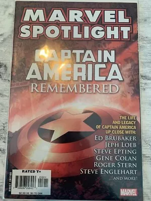 Buy Marvel Spotlight 1 Captain America Remembered 1st Print Rare 2007 Hot Series NM • 4.99£