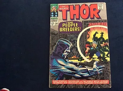 Buy The Mighty Thor. Marvel. Number 134. Nov 1966. Very Good. • 19.99£