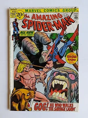 Buy Amazing Spider-Man #103 (Marvel 1971) VG+ • 23.66£