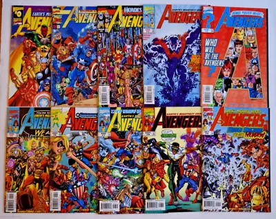 Buy Avengers (1998) 94 Issue Complete Set #0-84,500-503,finale, 1998-2001 Annuals • 301.81£