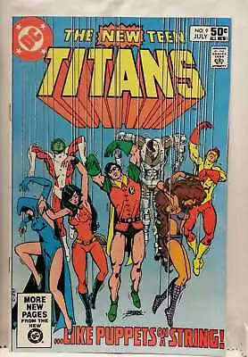 Buy The New Teen Titans #9 2nd App Deathstroke (1984) Fn/vf Dc* • 14.95£