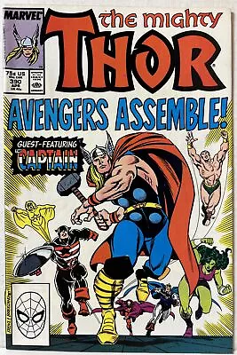 Buy The Mighty THOR #390 (Marvel, 1988) Cap First Wields The Hammer! FN • 7.90£