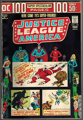 Buy Justice League Of America 110  100 Pg Giant (John Stewart GL) Fine 1974 DC Comic • 19.95£