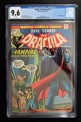 Buy Tomb Of Dracula #17 Cgc 9.6 - White Pages *blade Bitten By Dracula* Early Key ! • 319.01£