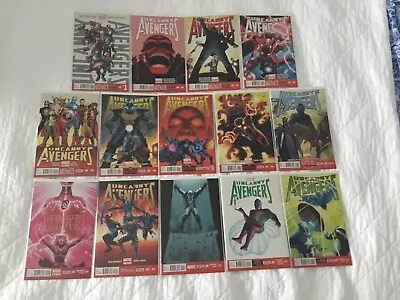 Buy UNCANNY AVENGERS - Issues 1 To 13 + 8AU - Vol 1 (2012) 14 X Comics NM/NM+ (9.6) • 12.99£