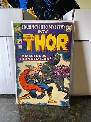 Buy Journey Into Mystery 118 KEY 1st Destroyer Silver Age Marvel 1965 Stan Lee Kirby • 118.77£
