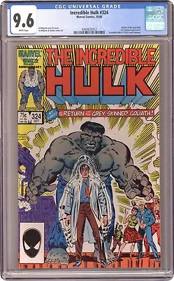 Buy Incredible Hulk #324 CGC 9.6 1986 4369820012 • 62.55£