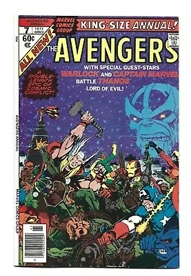Buy The Avengers King Size Annual #7 Marvel Comics 1977 The Death Of Warlock • 31.66£