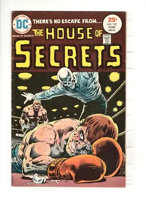 Buy HOUSE OF SECRETS #132 F/VF,  Killer Instinct , Ernie Chan Boxing Cover, DC 1975 • 4.46£