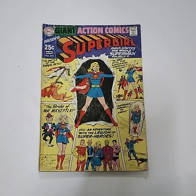 Buy Super Girl Giant Action Comics 373 Dc Comics Silver Age • 11.87£