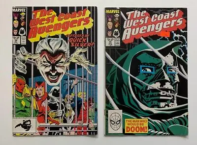 Buy West Coast Avengers #34 & 35 (Marvel 1988) 2 X VG/FN Condition Issues • 12.50£
