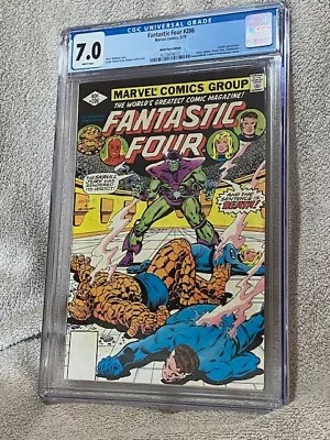 Buy Fantastic Four #206 CGC Graded 7.0 5/79 1979 Marvel Comics Multi Pack Edition • 31.94£