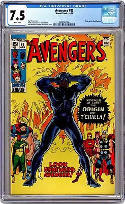 Buy Avengers #87 CGC 7.5 1971 3998542006 • 173.93£