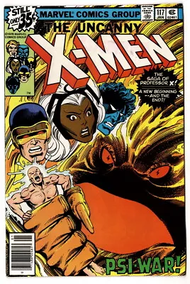 Buy Uncanny X-Men #117,  Psi War!  Misty Knight Cameo, 1978, HIGHER GRADE • 93.92£