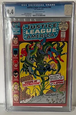 Buy Justice League Of America #99 - Cgc 9.4 - 52 Page Giant Issue • 80£