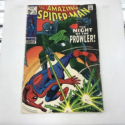 Buy Amazing Spider-Man #78 November 1969 Silver Age 1st Appearance Of The Prowler • 100.39£