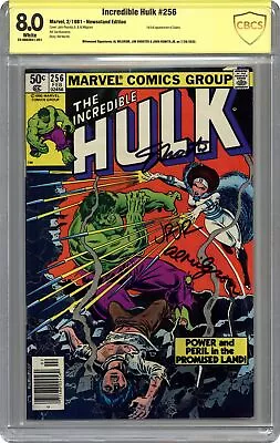 Buy Incredible Hulk #256D CBCS 8.0 Newsstand SS Milgrom/Shooter/Romita Jr. 1981 • 162.28£