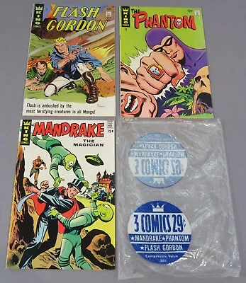 Buy KING COMICS 3-Pack 1967 The PHANTOM #22 MANDRAKE #5 FLASH GORDON #5 W/ Poly Bag • 28.08£