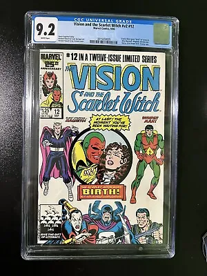 Buy Vision And The Scarlet Witch #12 - CGC 9.2 - First Appearance Of Billy & Tommy • 67.20£