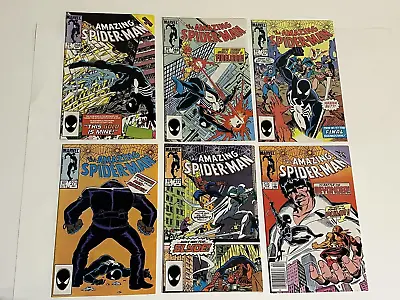 Buy Lot Of 6 AMAZING SPIDER-MAN ASM #268-273 Marvel Comics 1985-86 • 30.88£
