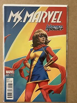 Buy Marvel Comics Ms Marvel #5 Women Of Power Variant Stunning Cover • 12.99£