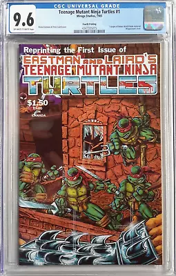 Buy 🔥teenage Mutant Ninja Turtles #1 Cgc 9.6*mirage Studios, 1985*fourth 4th Print* • 209.82£
