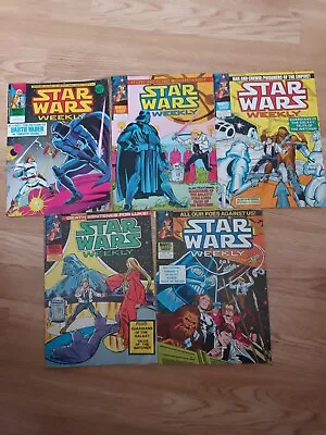 Buy Original Vintage Star Wars Comic Collection Of 55 Issues Dated From 1978 To 1985 • 50£