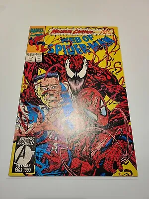 Buy Web Of Spider-Man #101 1993 Maximum Carnage Arc Part 2 Of 14 KEY Flash Sale!!! • 7.17£