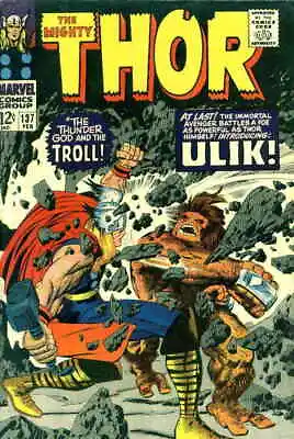 Buy Thor #137 VG; Marvel | Low Grade - 1st Appearance Ulik - We Combine Shipping • 32.97£