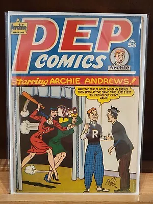 Buy PEP Comics #58 VG+ Archie Comics Al Fagaly Art 1948 Golden Age Archie, Mid Grade • 478.91£