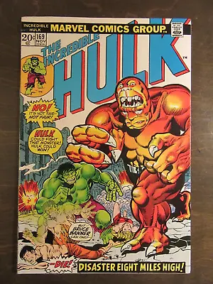 Buy Incredible Hulk #169 - Marvel Comic – Mid-Grade- 1973 – Bi-Beast • 21.33£