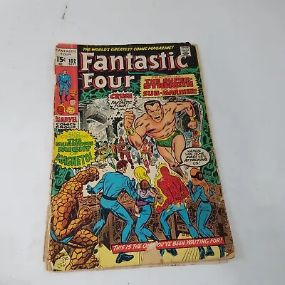 Buy Marvel Fantastic Four 102 September 1970 15 Cent POOR • 7.11£
